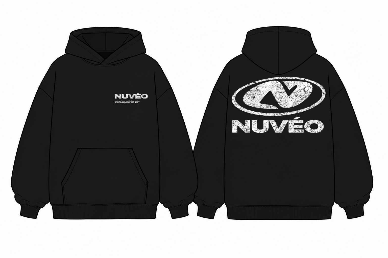 ORIGINAL DISTRESSED LOGO HOODIE